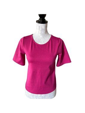 Ripley Rader Extended Short Sleeve Top Blouse Womens Size 1 (XS) NWT